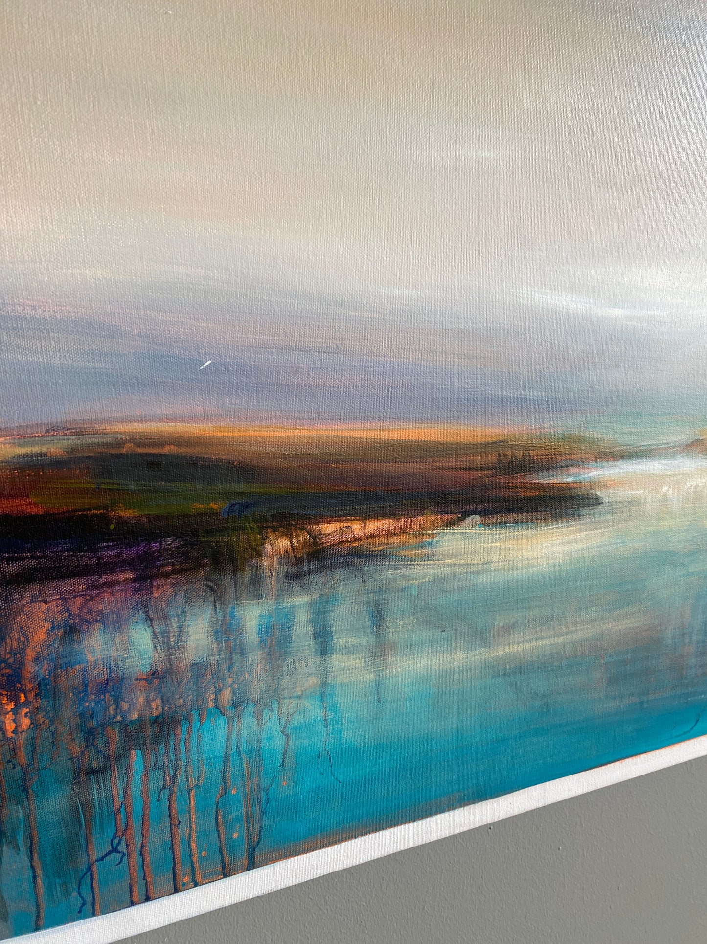 'Landscape' - Acrylic on Canvas by Unknown