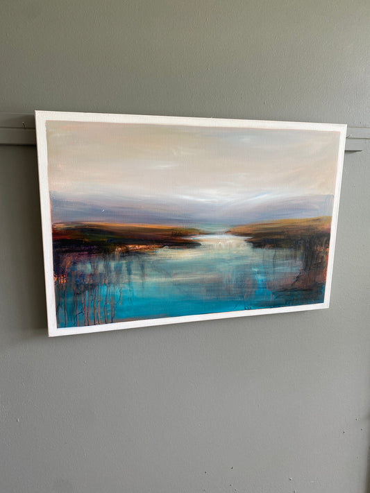 'Landscape' - Acrylic on Canvas by Unknown