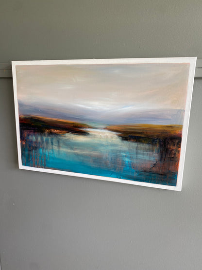 'Landscape' - Acrylic on Canvas by Unknown
