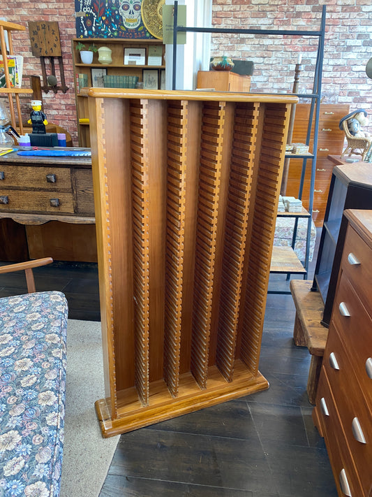 Large Solid Rimu Cd Unit - Holds 205 CDS