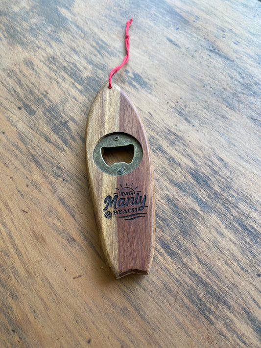 * Limited Edition * Retro Big Manly Surfboard Bottle Opener