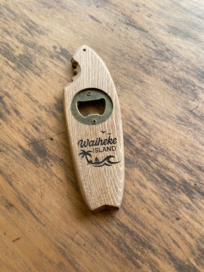 * Limited Edition * Retro Waiheke Island Surfboard Bottle Opener