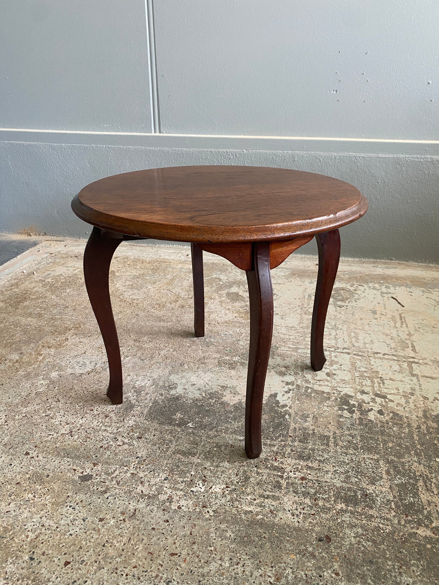 Louis XV Style Oak Side Table