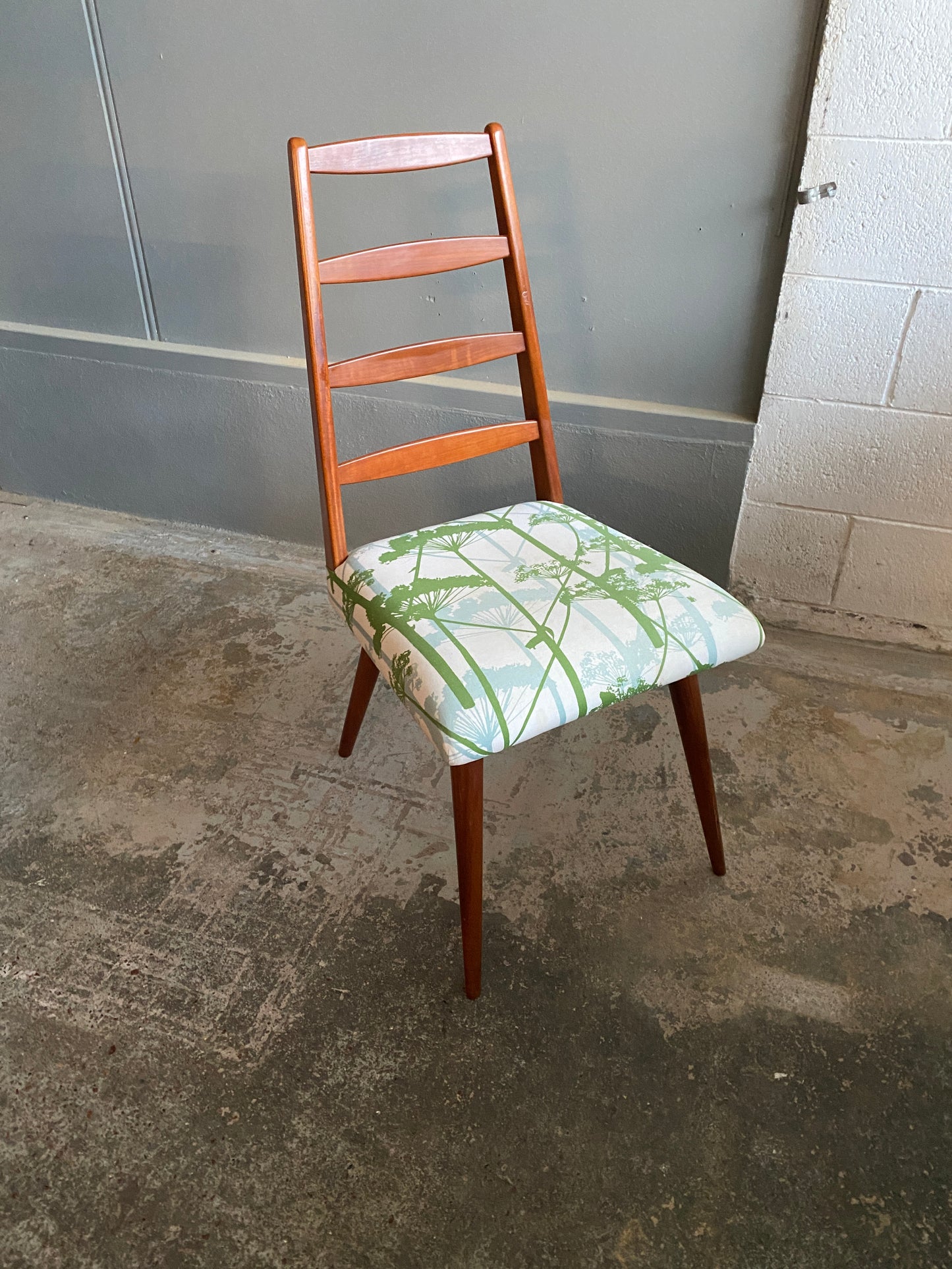 MCM Ladder back Dining Chair in Teak