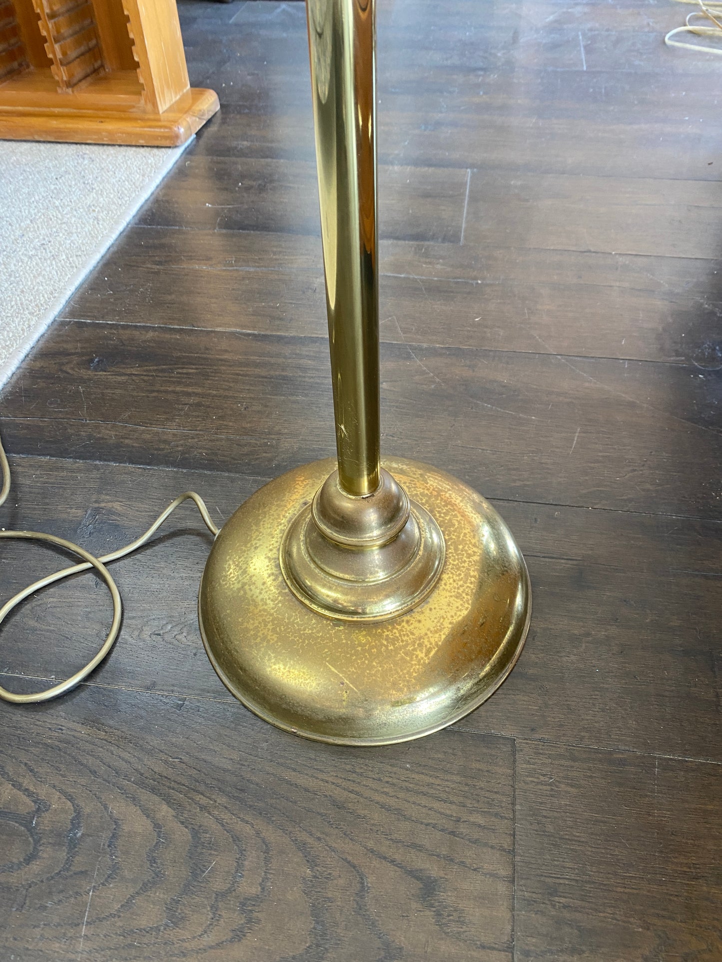 Mid-century 'Academy Lighting' Brass Floor Lamp #1