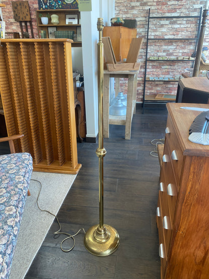 Mid-century 'Academy Lighting' Brass Floor Lamp #1