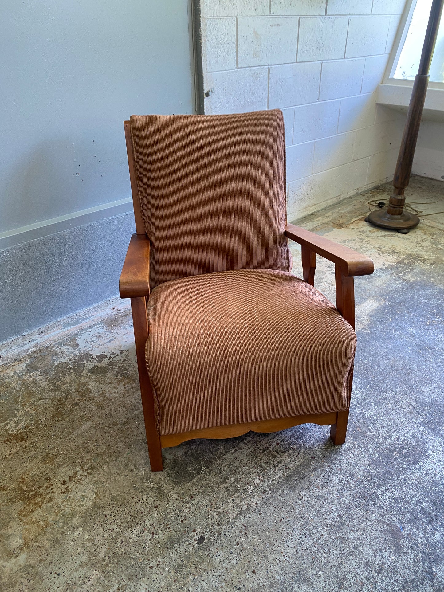 Mid Century Brutalist Style Lounge Chair