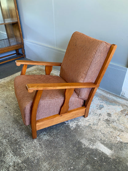Mid Century Brutalist Style Lounge Chair