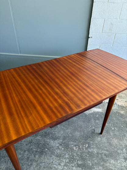 Mid Century Modern Danish Style Teak Extendable Dining Table