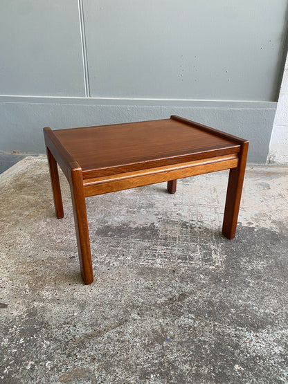 Mid Century Modern Danish Teak Lip Edge Coffee Table