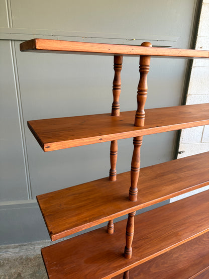 Mid Century Modern Large Spindle Shelving Unit
