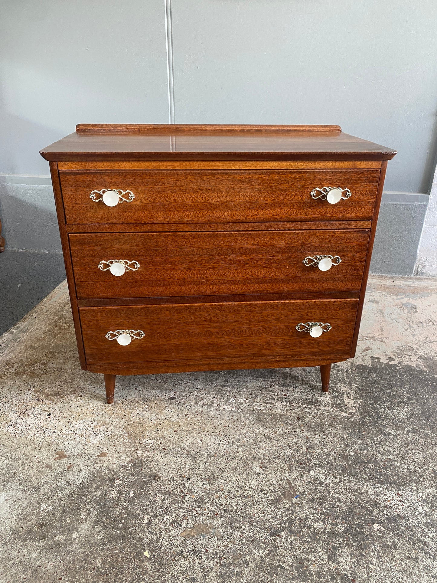 Mid Century Modern Mahogany Drawers
