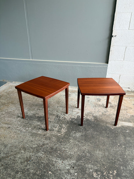 Mid Century Modern Solid Teak Side Table