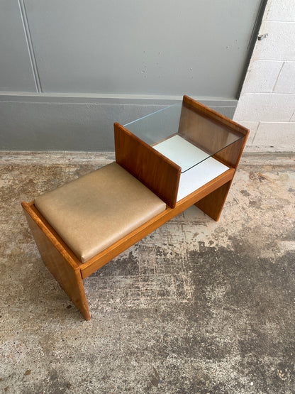Mid Century Modern Telephone Seat
