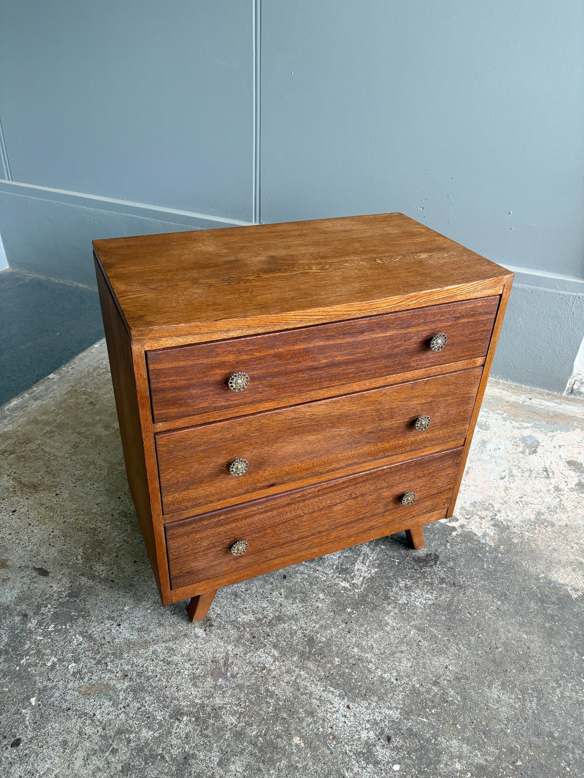 Mid Century Oak & Mahogany Drawers