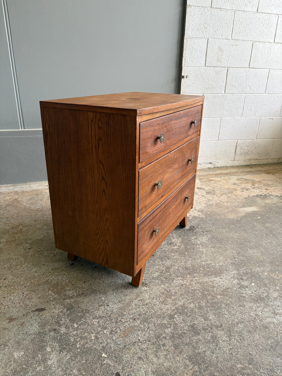 Mid Century Oak & Mahogany Drawers