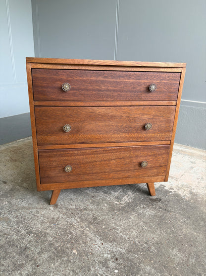 Mid Century Oak & Mahogany Drawers