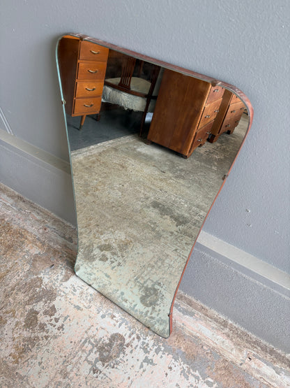 Mid Century 'Bow Tie' Shaped Dressing Mirror