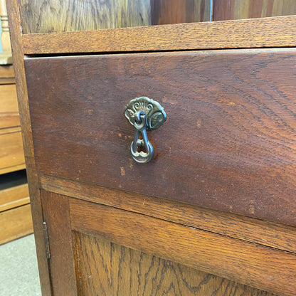 Mid century English Oak Cabinet