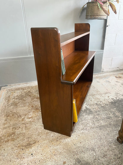 Mid century Mahogany Open Bookcase