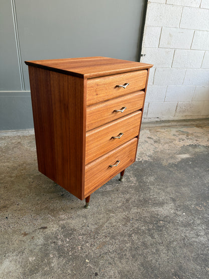 Mid century Solid Mahogany Drawers