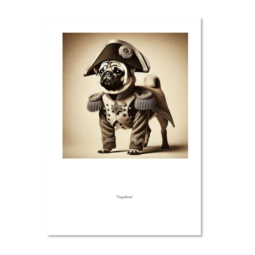 Napoleon - Vintage Dogs Art Print