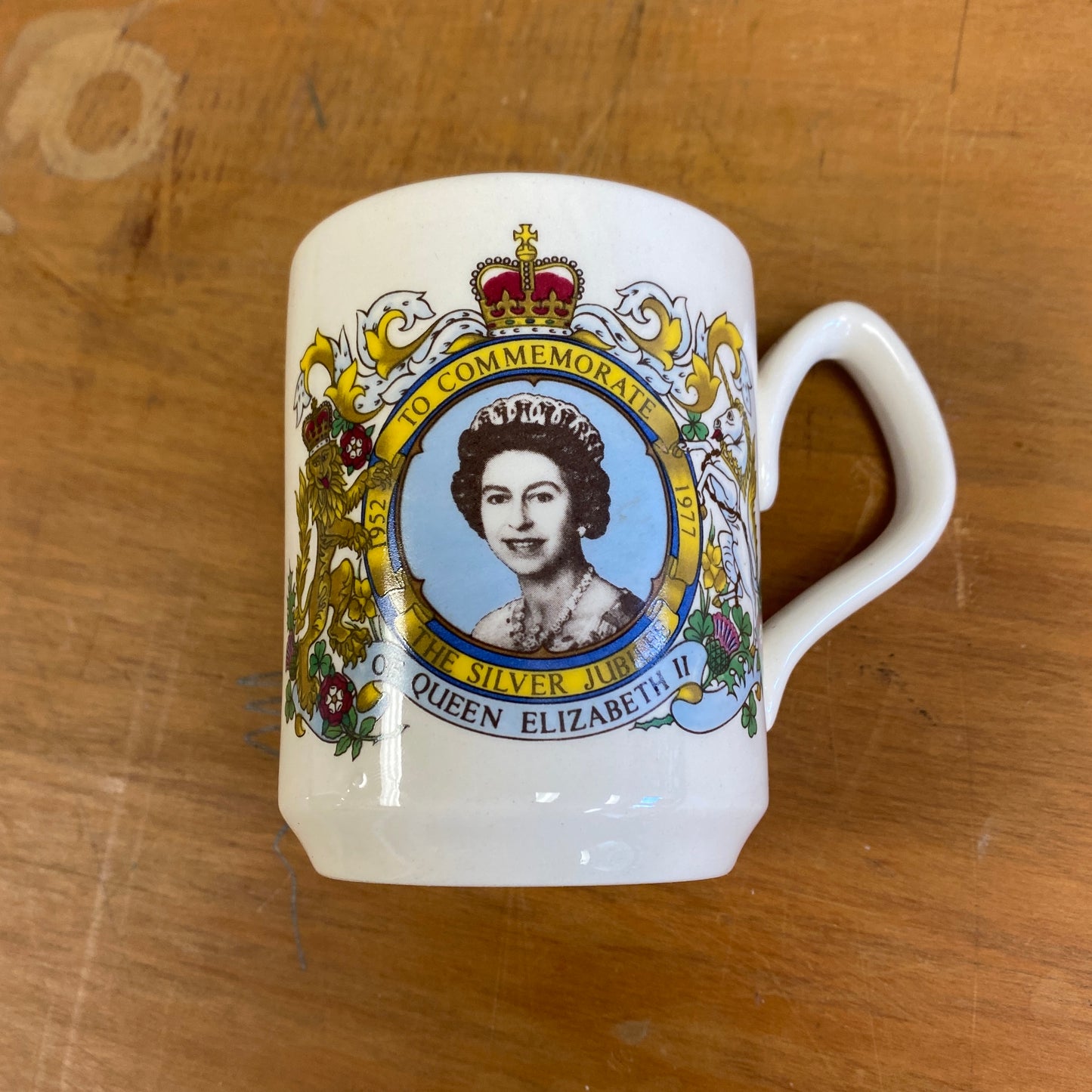 Queen Elizabeth II Silver Jubilee Mug 1977