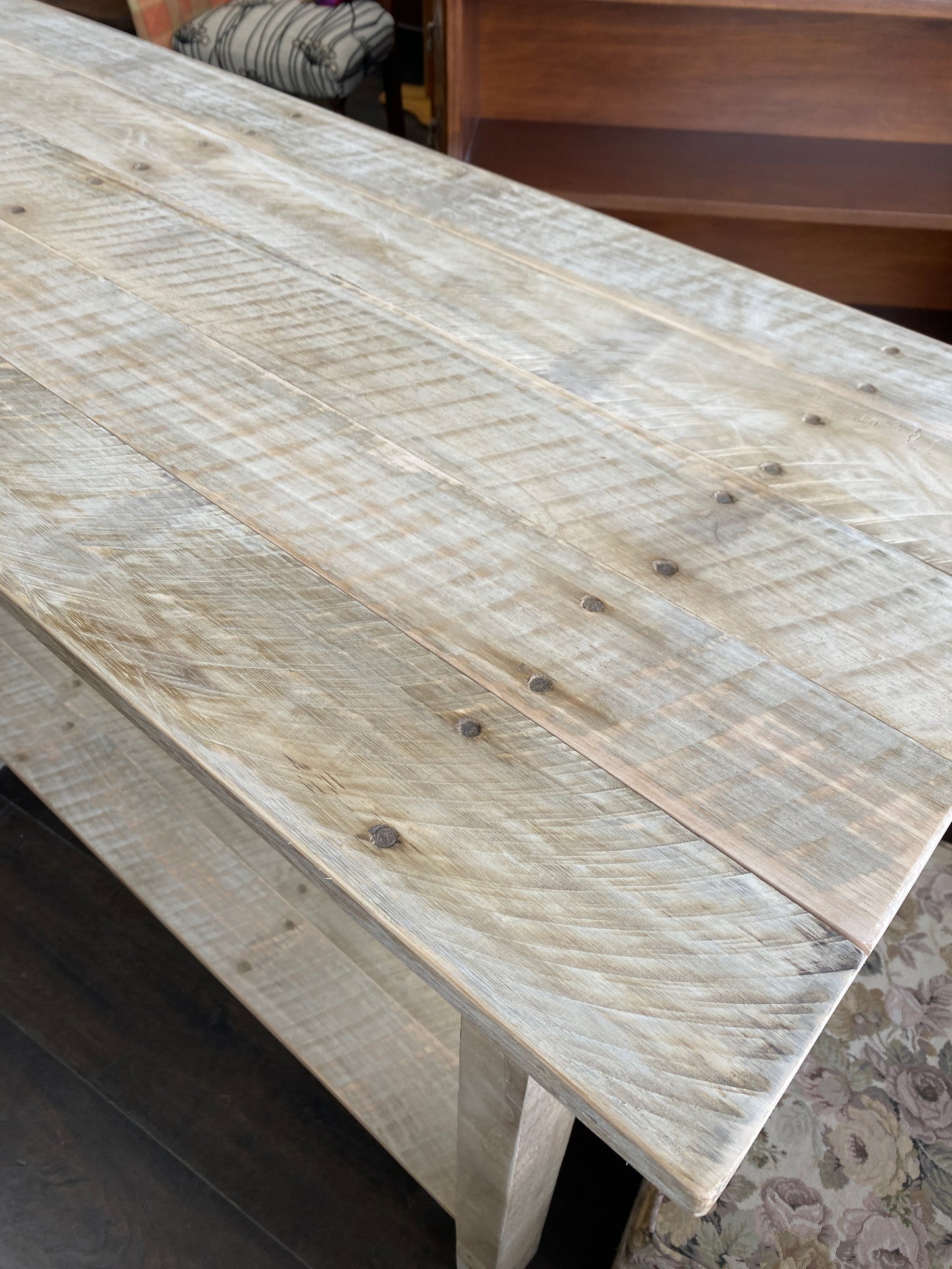 Reclaimed Australian Gum Bar Leaner/Utility Table