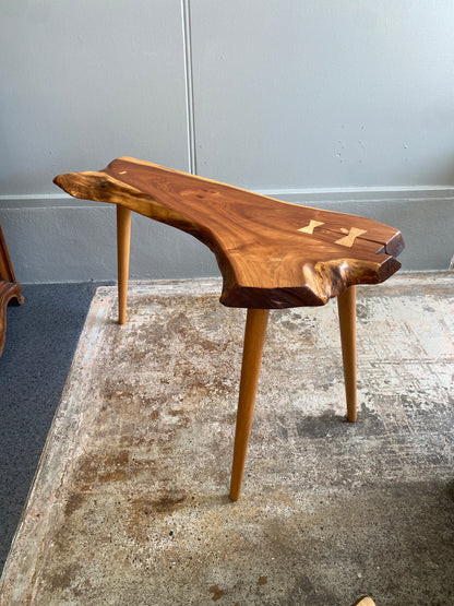 Reclaimed Black Walnut Custom Hall Table