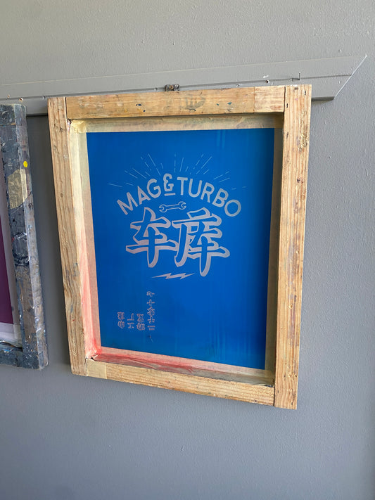 Reclaimed Mag & Turbo Screen Printing Screen