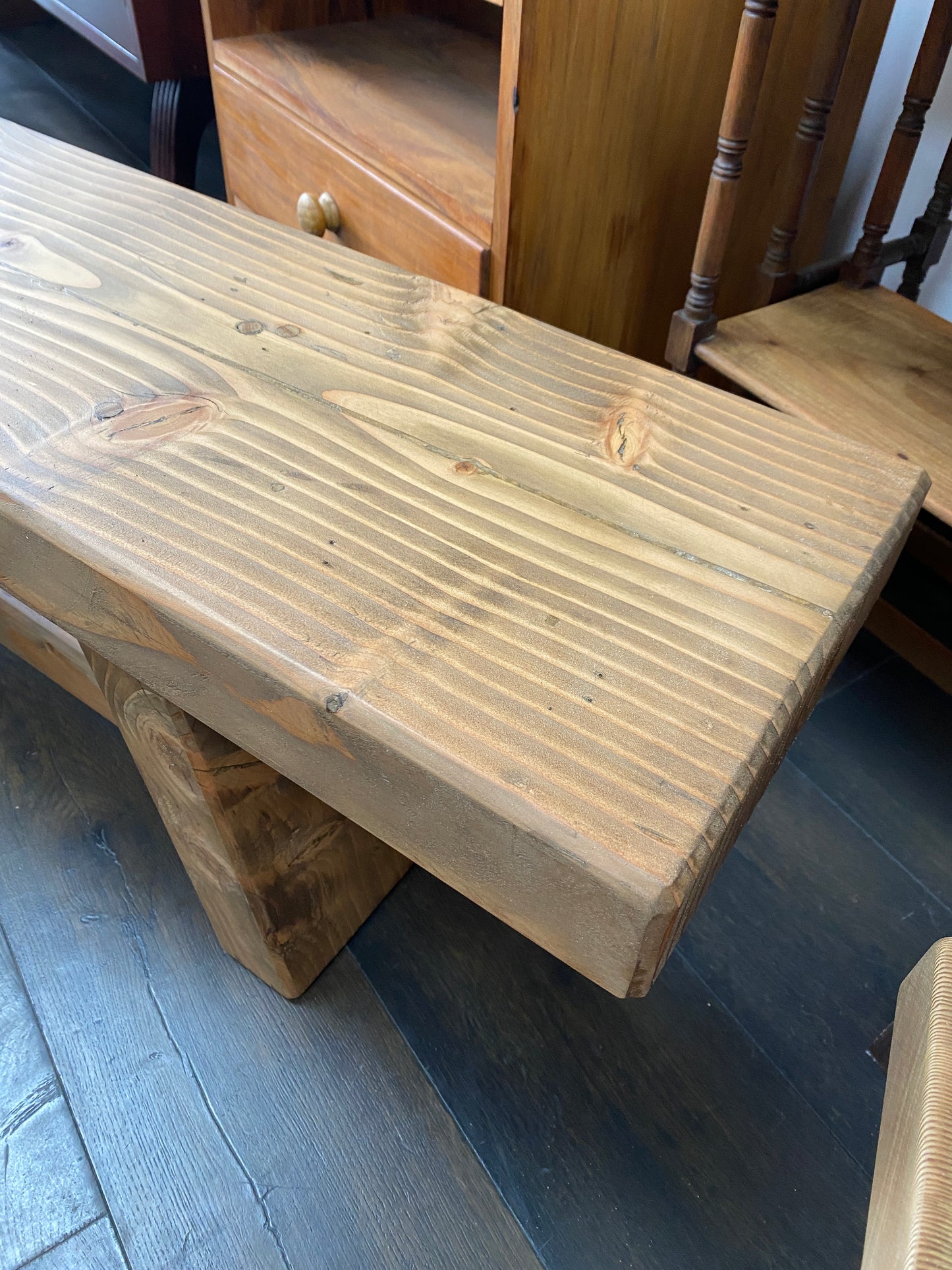 Reclaimed NZ Oregon Bench Long