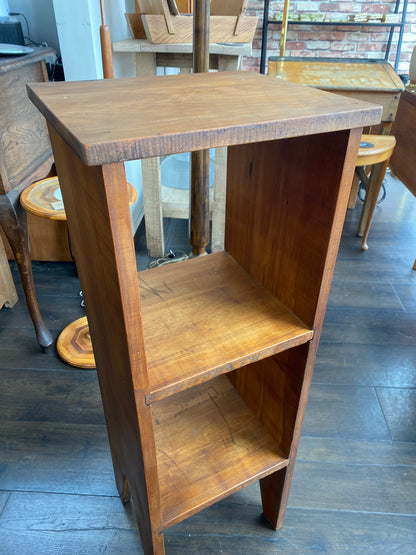 Reclaimed NZ Rimu Arts & Crafts Style Bookcase/Plant Table