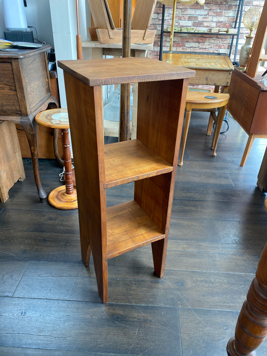 Reclaimed NZ Rimu Arts & Crafts Style Bookcase/Plant Table
