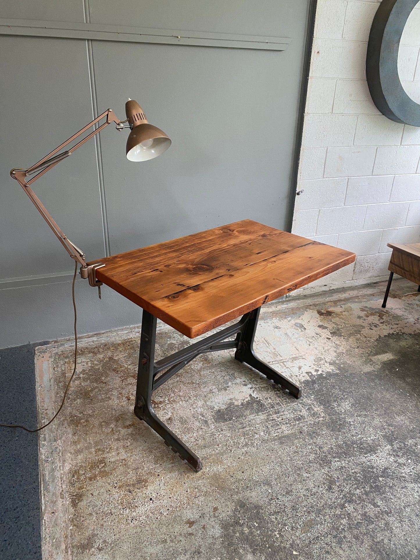 Reclaimed Oregon Industrial Workstation