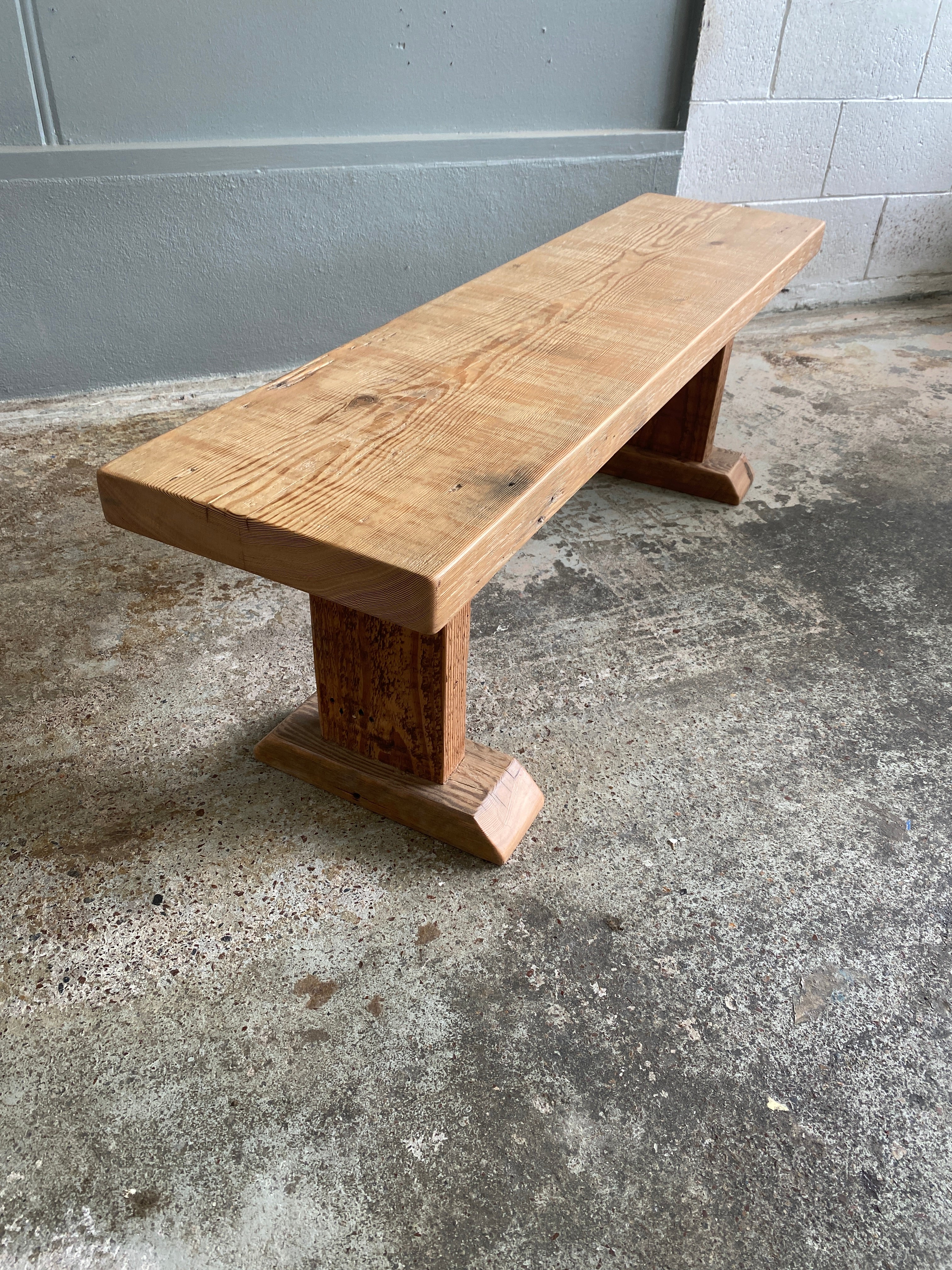Reclaimed Oregon Timber Bench – Plots & Pickles