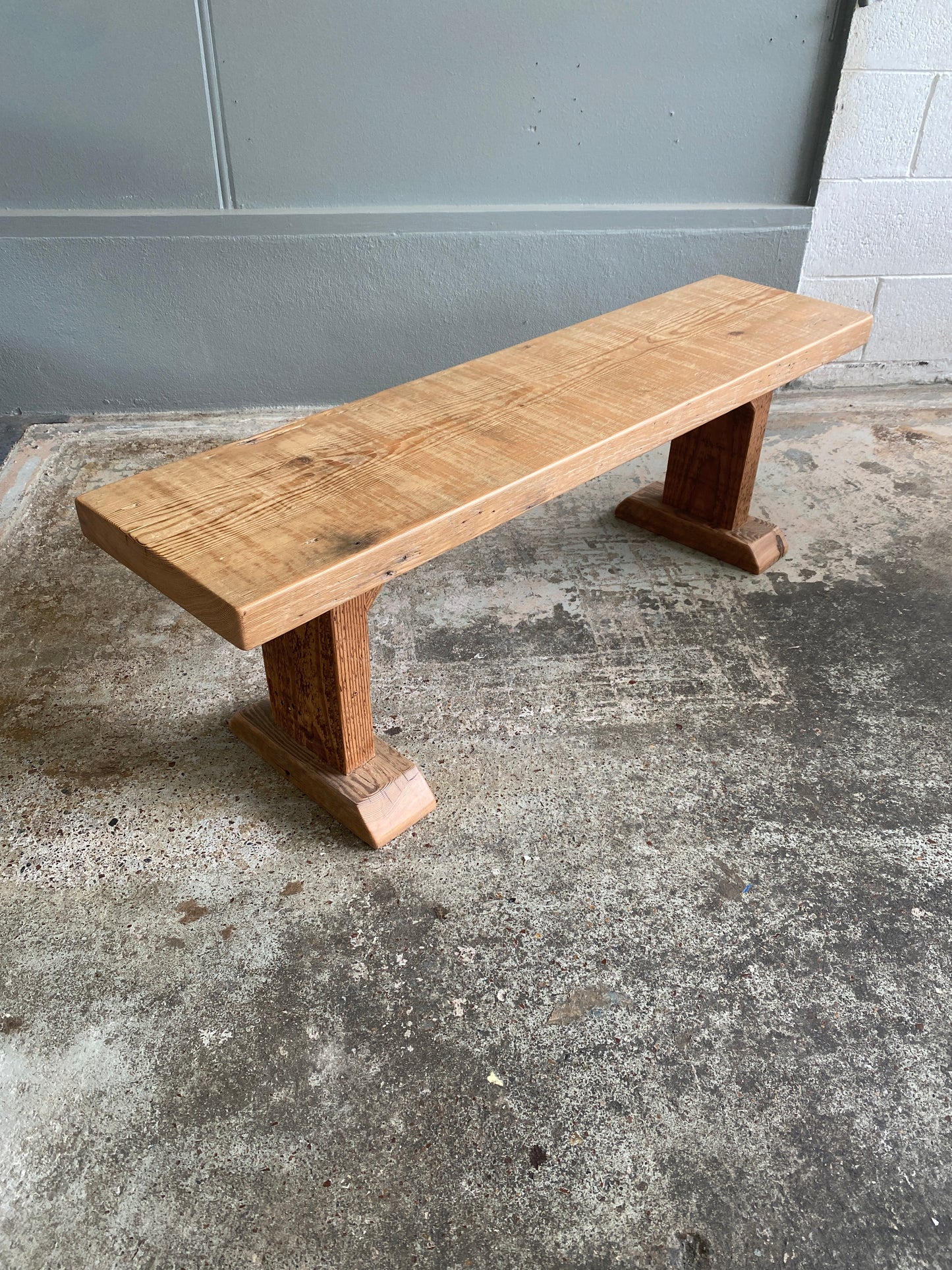 Reclaimed Oregon Timber Bench