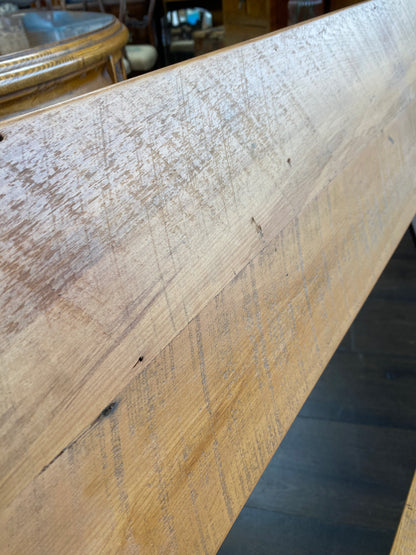Reclaimed Rimu & Steel Bench - Bayswater