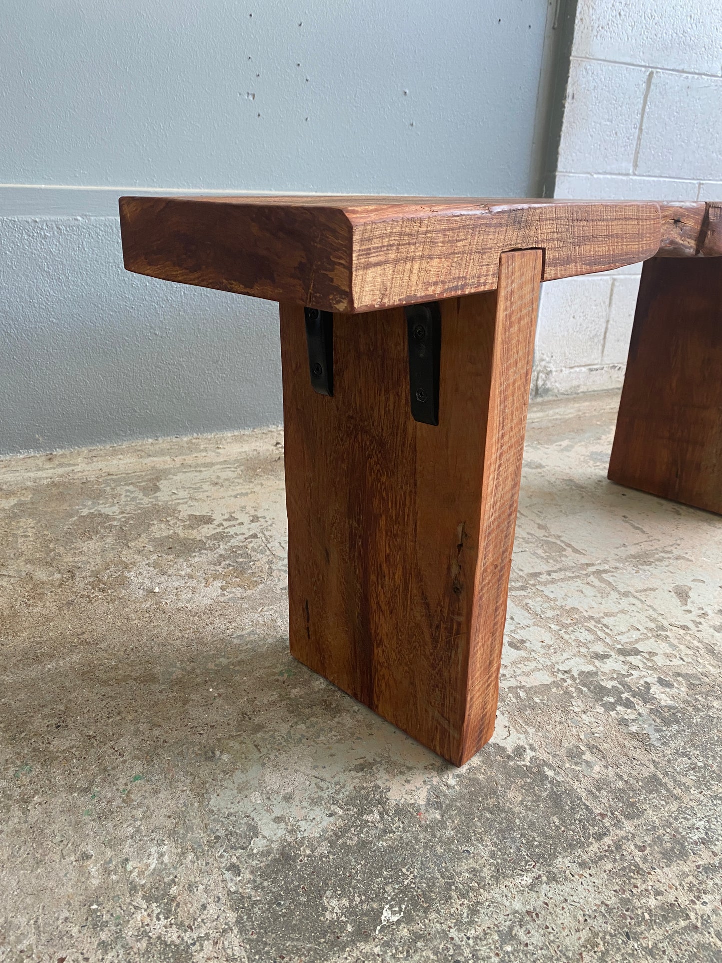 Reclaimed Solid Jarrah Hall Bench