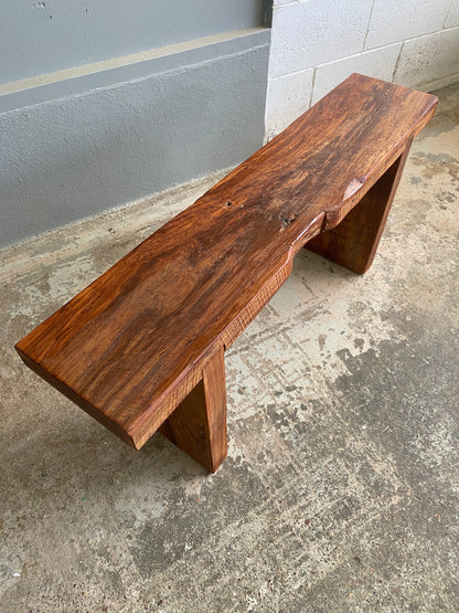 Reclaimed Solid Jarrah Hall Bench