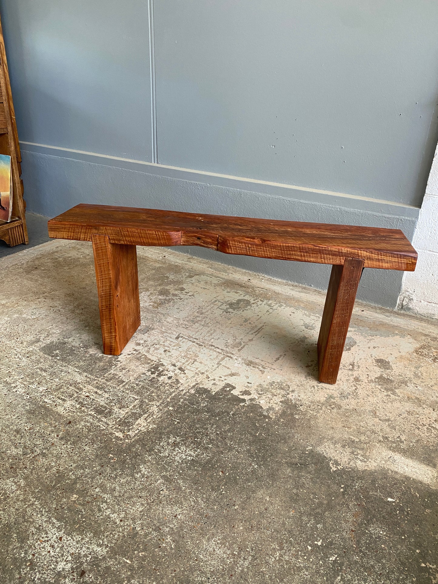 Reclaimed Solid Jarrah Hall Bench