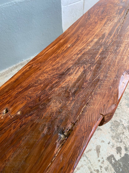 Reclaimed Solid Jarrah Hall Bench