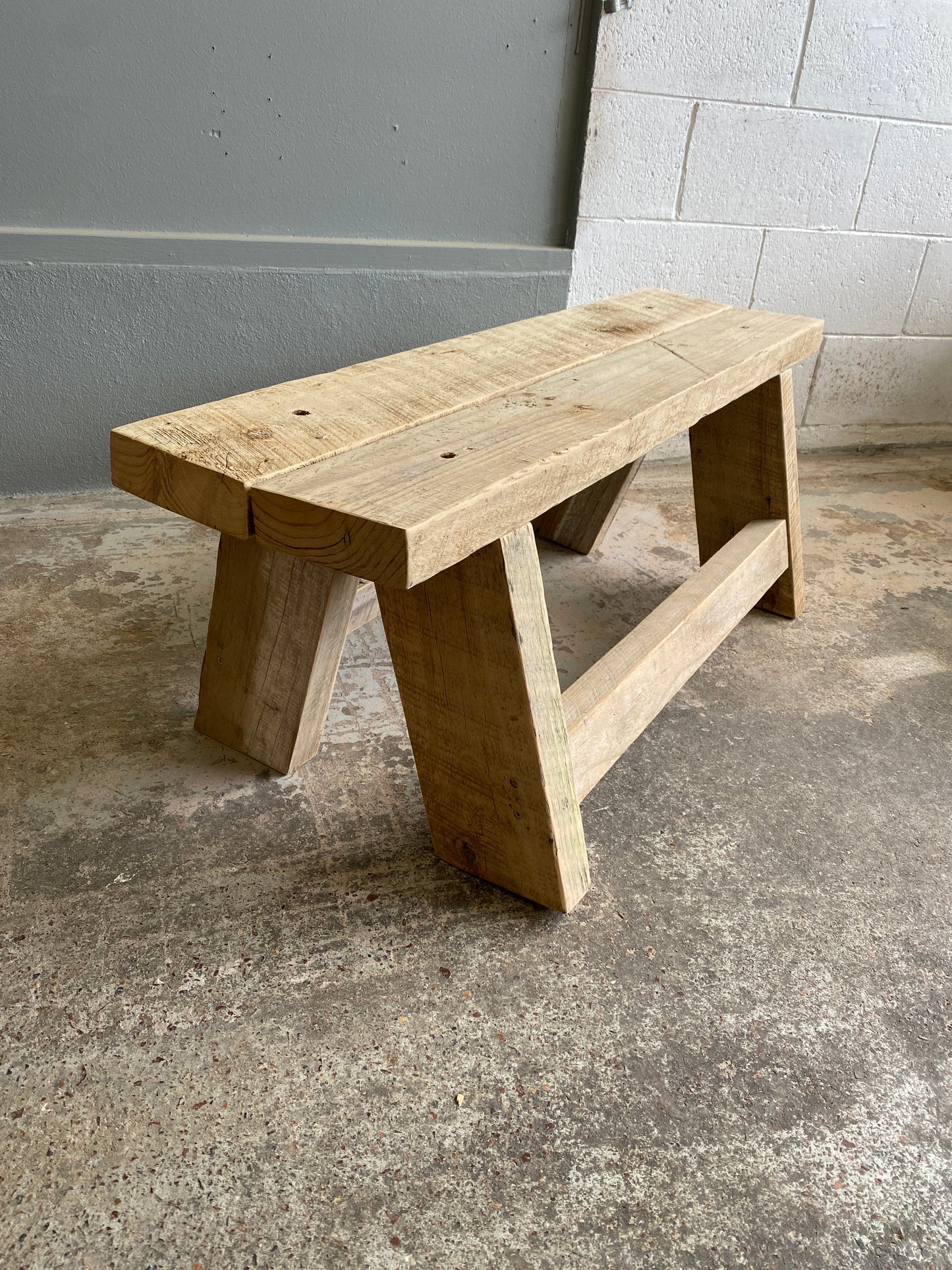 Reclaimed Timber Country Style Hall Bench