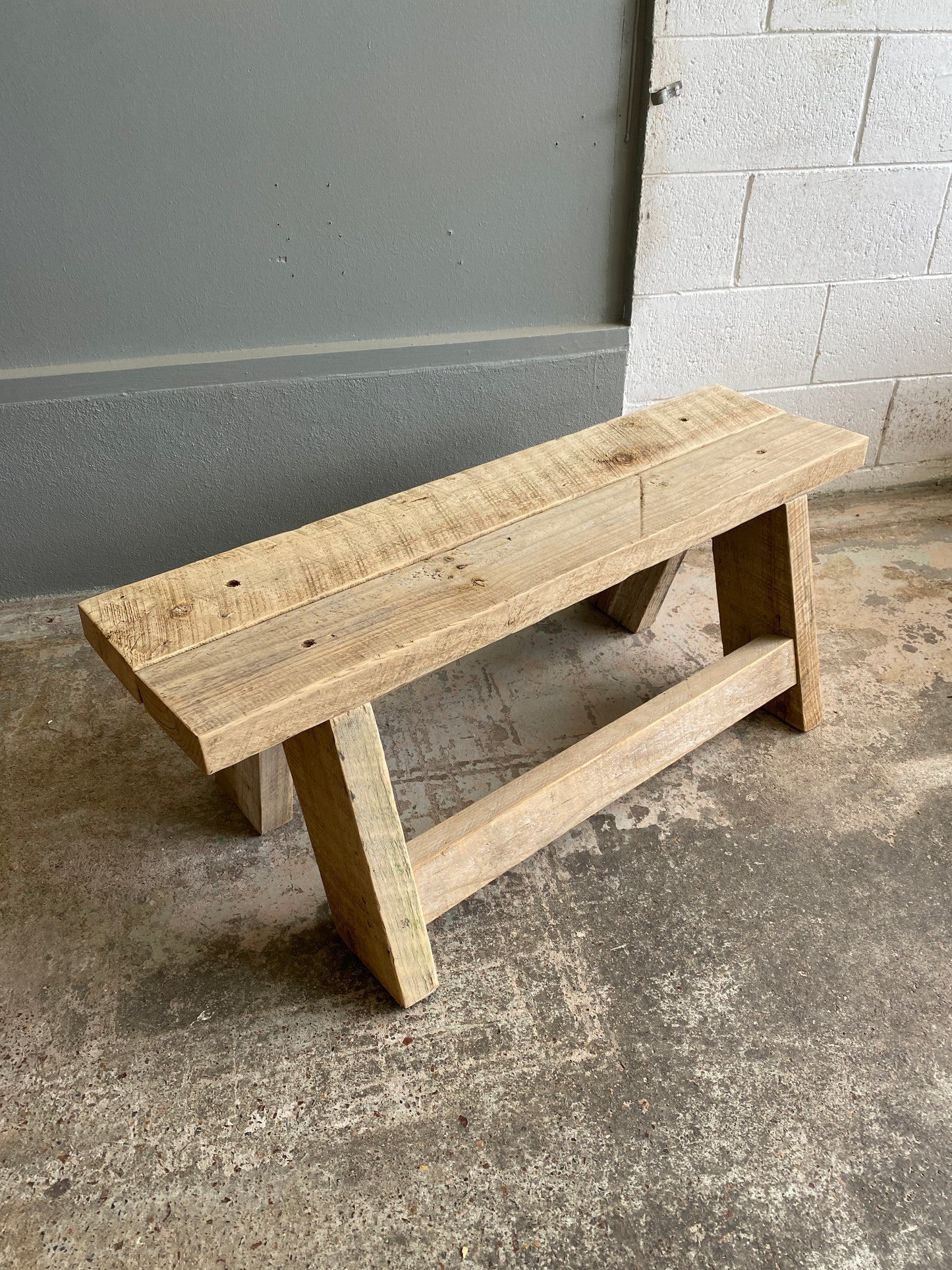 Reclaimed Timber Country Style Hall Bench
