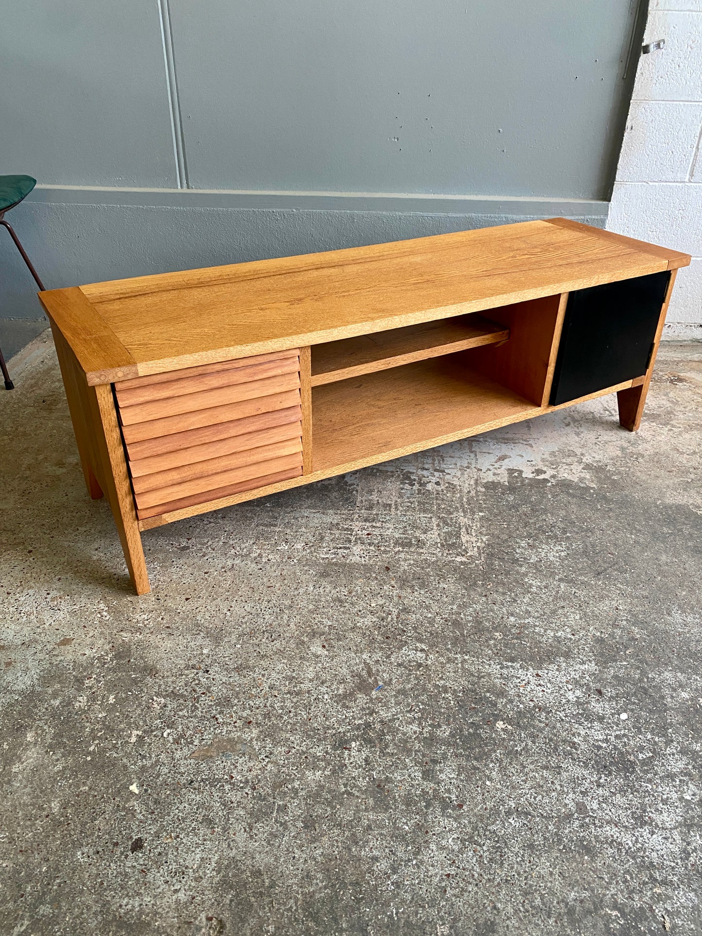 Reclaimed Vintage Oak Entertainment Unit