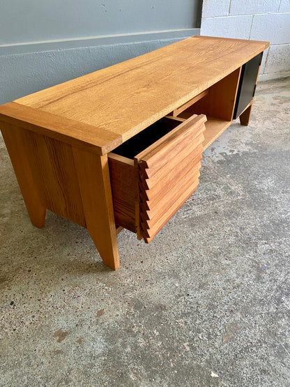 Reclaimed Vintage Oak Entertainment Unit