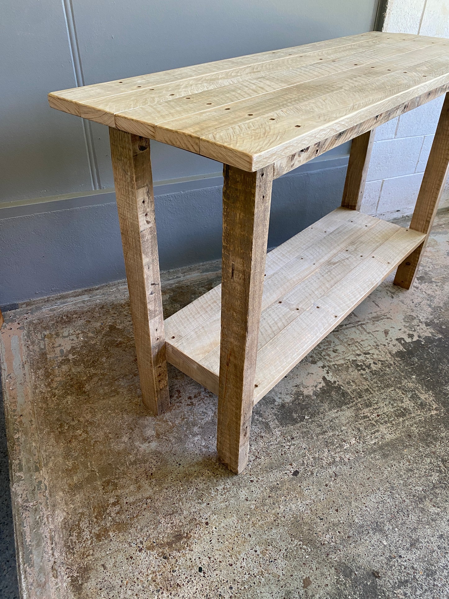 Reclaimed Australian Gum Bar Leaner/Utility Table