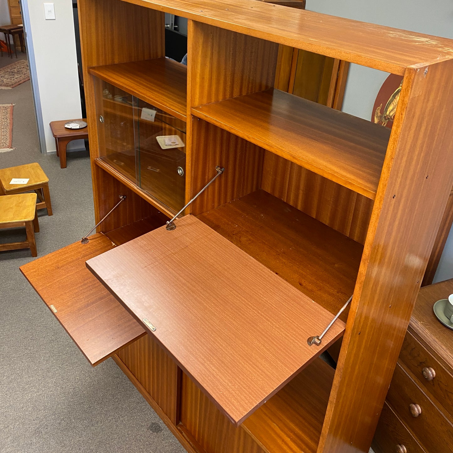 Retro 1970s Entertainment Cabinet