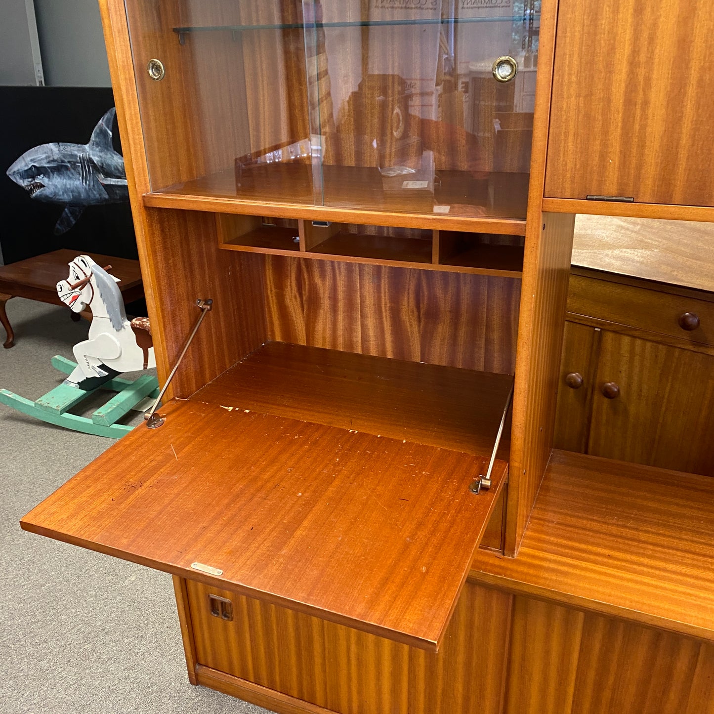 Retro 1970s Entertainment Cabinet