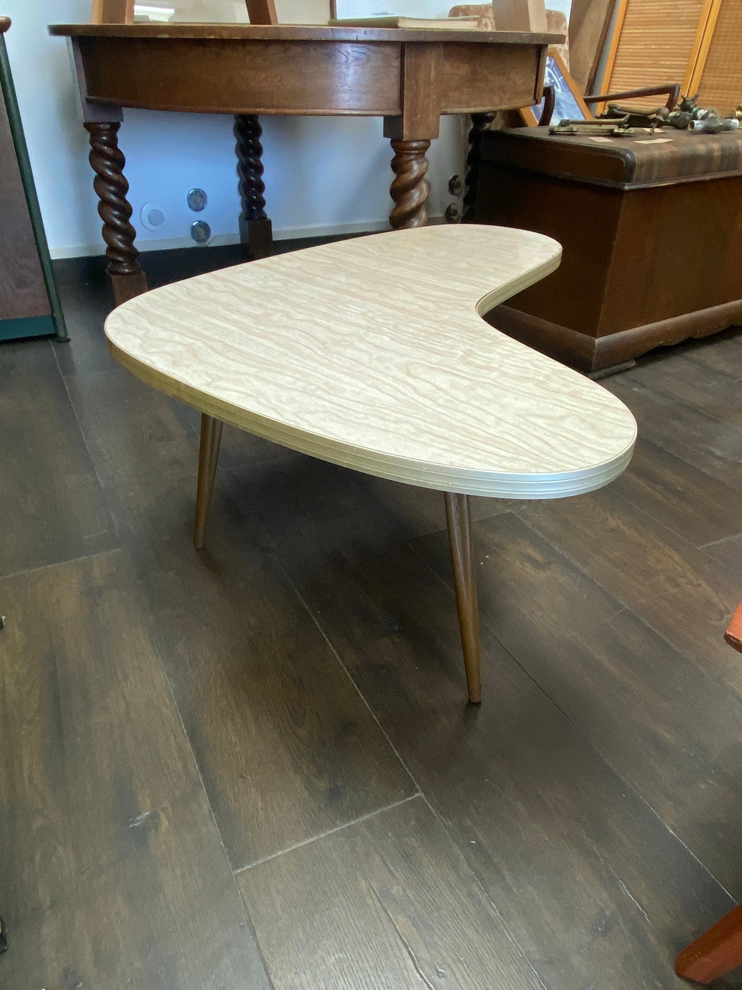 Retro Formica Kidney Table