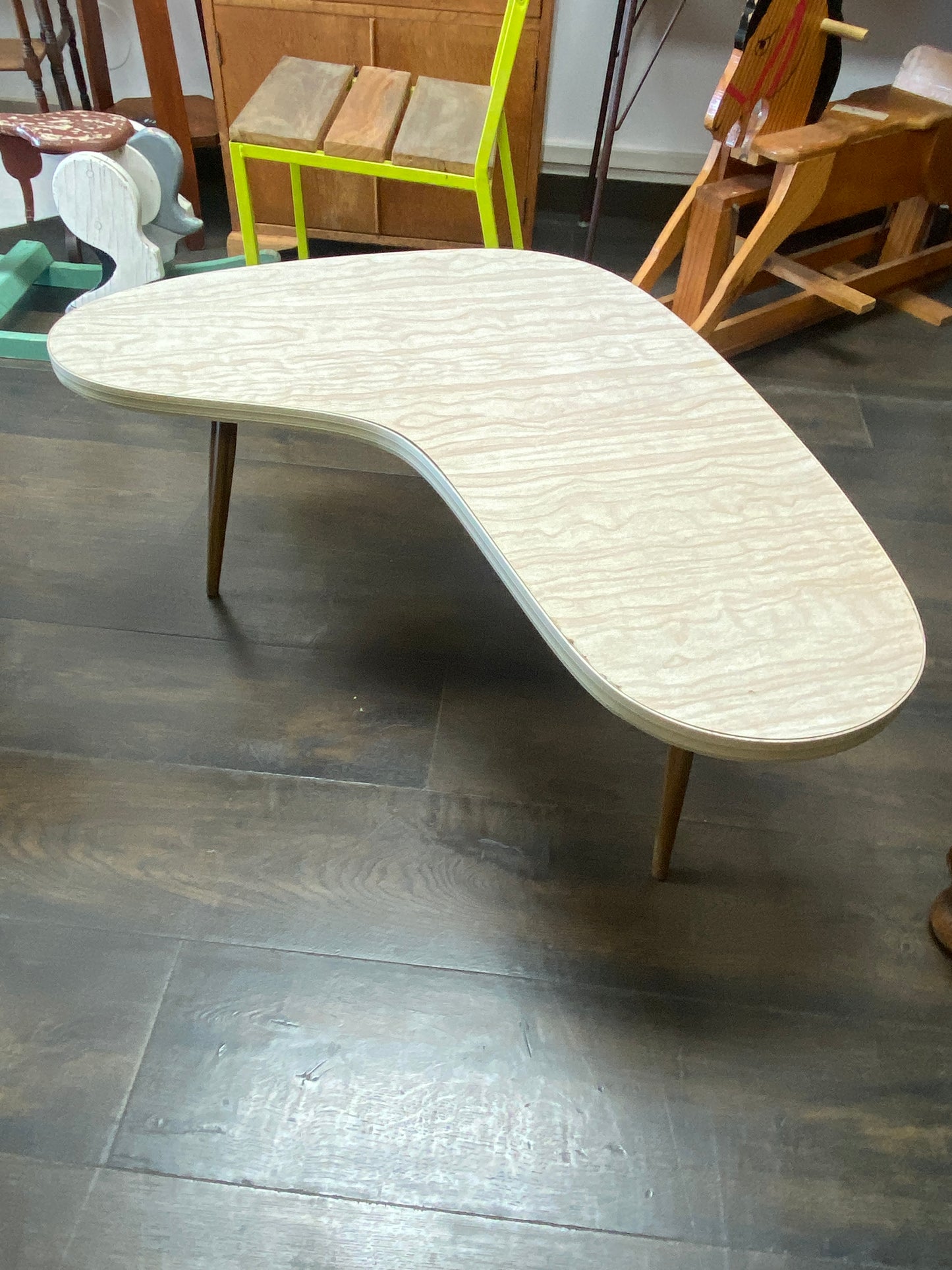 Retro Formica Kidney Table